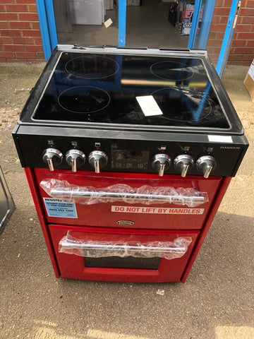 Belling Farmhouse 60E Electric Cooker Red 444444712 Safeer