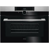 AEG KMK861000M - 45cm Built In Combination Microwave - Stainless Steel