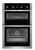 NEFF U14M42N5GB Electric Double Oven - Stainless Steel