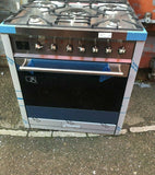 Smeg C7GPX9 Symphony 70cm Dual Fuel Range Cooker Stainless Steel LPG Convertible