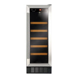 CDA FWC304SS 30cm 20 Bottle Free Standing Under Counter Wine Cooler In St/Steel