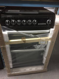 HOTPOINT CANNON CH60DHKFS - 60cm Dual Fuel Cooker - Black
