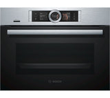 BOSCH Serie 8 CSG656BS6B Compact Electric Steam Smart Oven - Stainless Steel