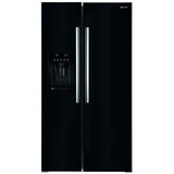 Caple CAFF206BK American Style Fridge Freezer  - Black