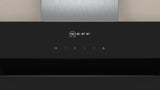 Neff D65IHM1S0B 60cm Chimney Angled Hood - Black