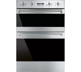 Smeg DOSF634X Classic Multifunction Double Oven - Stainless Steel & Eclipse Glass
