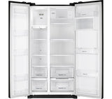 DAEWOO DRX31B3B American-Style Fridge Freezer - Black