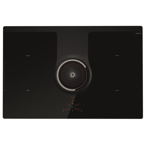 Elica NIKOLATESLA RC 83cm Recirculating Air Venting Induction Hob – BLACK