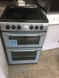 Belling Enfield E552 55cm Electric Ceramic Cooker - Silver