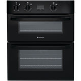 HOTPOINT UH53K Electric Built-under Double Oven - Black