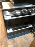 Fisher & Paykel OB60HDEX3 Double Built-Under Electric Oven, Black Glass