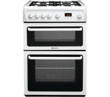 Hotpoint HAG60P - 60cm Gas Cooker - White