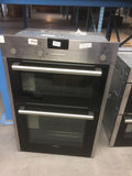 SIEMENS HB13MB521 Electric Double Oven - Stainless Steel & Black