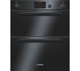 BOSCH HBN13B261B Serie 6 Electric Built-under Double Oven - Black