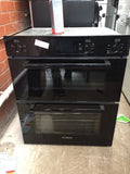 BOSCH HBN13B261B Serie 6 Electric Built-under Double Oven - Black