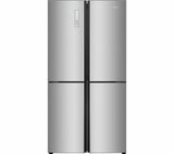 NEW HISENSE RQ689N4BD1 Fridge Freezer Silver frost free 621L A+ LED con3up