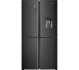 HISENSE RQ689N4WF1 - 91cm Fridge Freezer - Black Steel