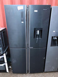 HISENSE RQ689N4WF1 - 91cm Fridge Freezer - Black Steel