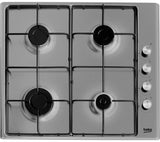 BEKO HIZG64120SX - 60cm Gas Hob - Stainless Steel