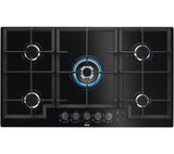 AEG HKB95540NB - 90cm Gas Hob - Black