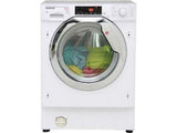 HOOVER HBWD8514TAHC-80 - Integrated 8 kg Washer Dryer - White