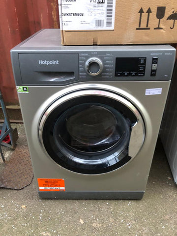 HOTPOINT NM11 844 GC A UK N 8 kg 1400 Spin Washing Machine – Graphite