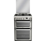 HOTPOINT Ultima HUG61X 60 cm Gas Cooker - Stainless Steel LPG Convertible