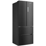 Hoover HMN7182BK French Style Fridge Freezer In Black