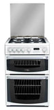 Hotpoint Cannon CH60GCIW White 60cm Gas Twin Cavity Cooker Gas Hob And Glass Lid