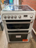 Hotpoint Ultima HUG61P 60cm Gas Cooker Variable Gas Grill White LPG Convertible