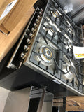 ILVE PDW1006E3 Roma Dual Fuel Freestanding Range Cooker, Gloss Black 100CM