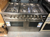 ILVE Venezia KD1006WE3 100cm Twin Range Cooker 6 Burner Stainless Steel