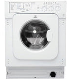 INDESIT IWME127 Integrated Washing Machine - White