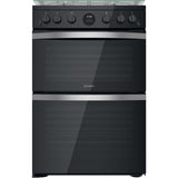 Indesit ID67G0MCB 60cm Double Oven Gas Cooker LPG Convertible