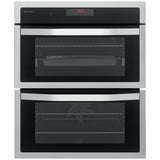 John Lewis JLBIDU713 Built-Under Double Electric Oven - Stainless Steel