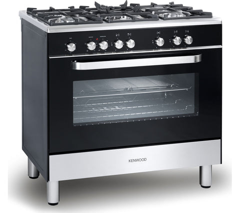 KENWOOD CK305-1 90cm Dual Fuel Range Cooker - Black