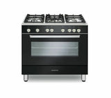 KENWOOD CK307G 90 cm Dual Fuel Range Cooker Black & Chrome LPG Convertible