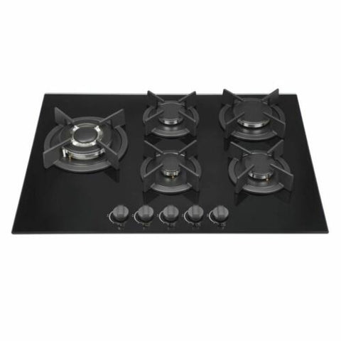 70cm gas on glass hob cheap