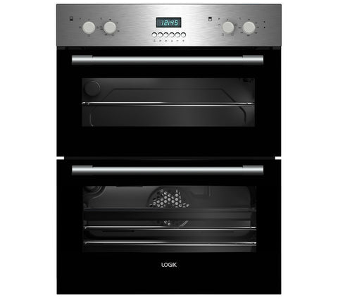 Logik LBUDOX16 Electric Built-under Double Oven - Stainless Steel