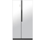 LOGIK LSBSX16 American-Style Fridge Freezer - Silver