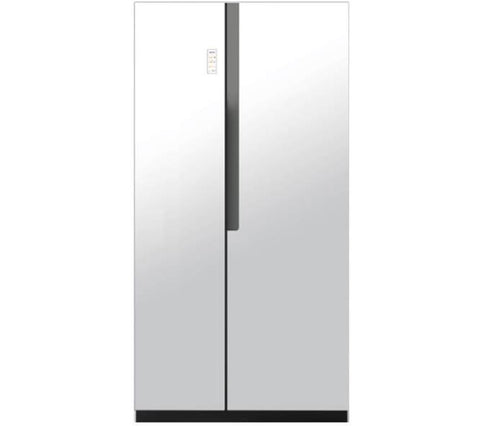 LOGIK LSBSX16 American-Style Fridge Freezer - Silver