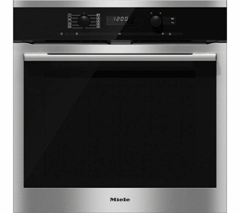 MIELE H6160BP - 60cm Single Oven - Stainless Steel