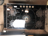 Miele KM3034-1 81cm Gas Hob - Obsidian Black Built-In/Integrated