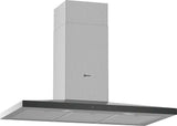 NEFF D94QFM1N0B N50 Built In 90cm 3 Speeds A Chimney Cooker Hood Stainless touch