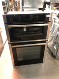 NEFF U2ACM7HN0B N50 Built In 59cm A/B Electric Double Oven Stainless Steel