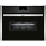 NEFF C17MS32H0B N90 Built In 60cm Electric Single Oven Stainless Steel