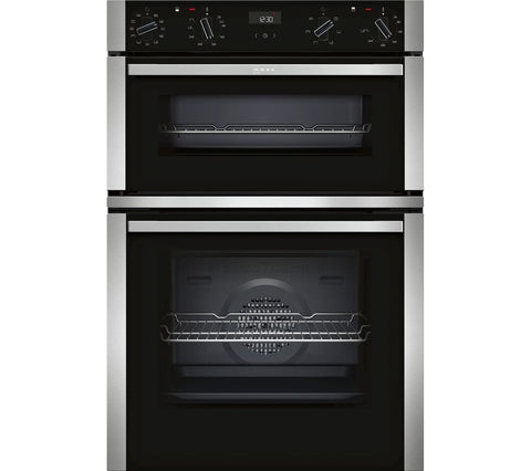 NEFF N 50 U1ACI5HN0B - Electric Double Oven - Stainless Steel