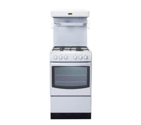 New World 50THLG High level grill Gas Cooker White 444440155 Safeer Appliances Ltd