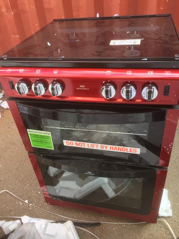 Red electric cooker outlet 60cm