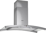 Neff D89D55N1GB Series 3 Curved 90cm Chimney Hood in Stainless steel